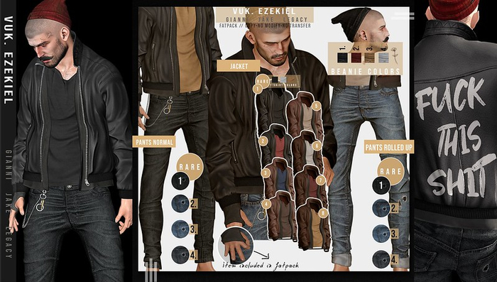 VUK. Ezekiel Pants Normal V1 RARE