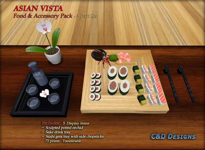 ASIAN VISTA - Food & Accessory Pack