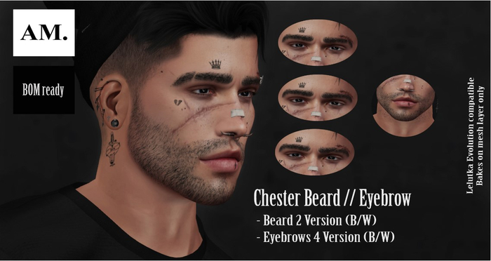 AM. - Chester Facial hair // Eyebrows