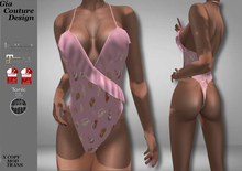 "GCD" Nicki Ruffle Swimsuits Blush