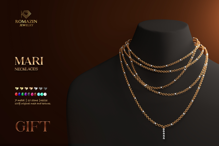 Romazin - Necklace <Mari> - GIFT