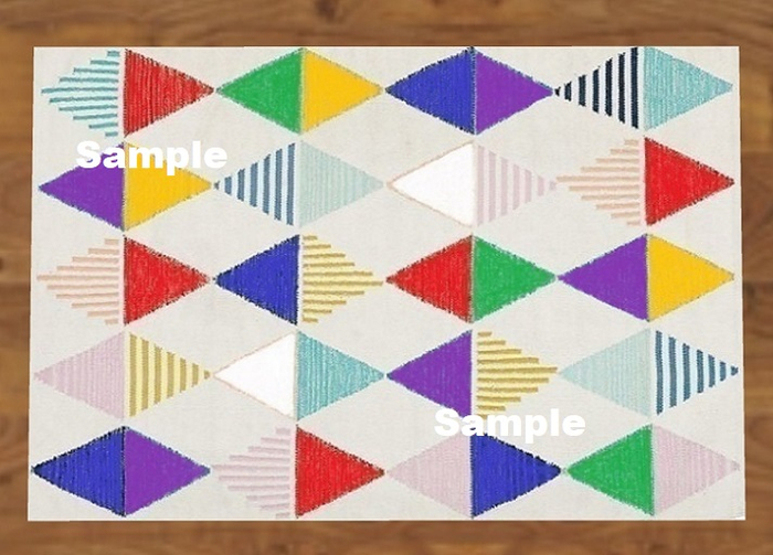 Colorful Triangle Rug CM