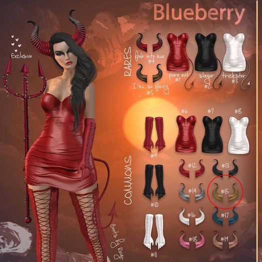 19. Blueberry / COMMON / Devil Horns - Crystal