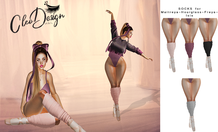 {Cleo.Designs/} :Cloting: Sock Grey