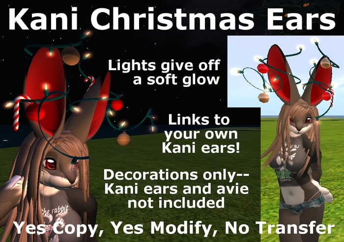 KFA Kani Christmas Ear Decorations