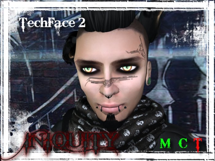 +Iniquity+ [Tech Face 2] Tattoo (BOXED)