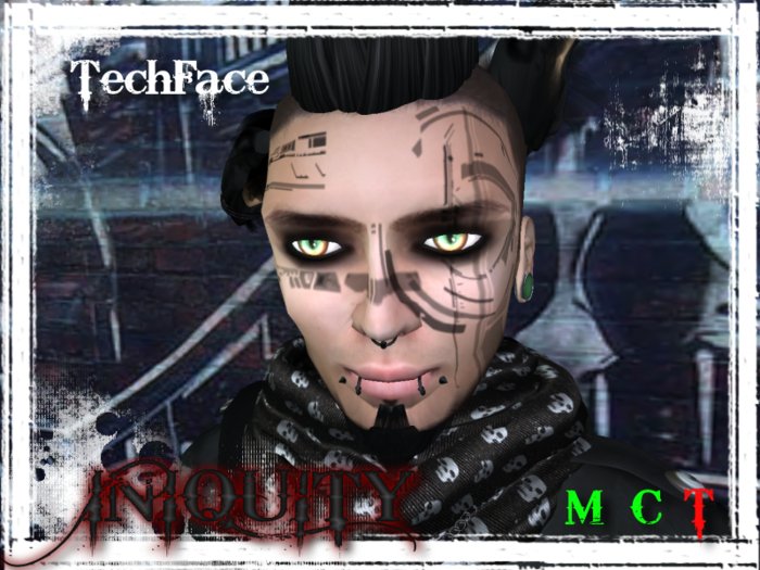 +Iniquity+ [Tech Face] Tattoo (BOXED)