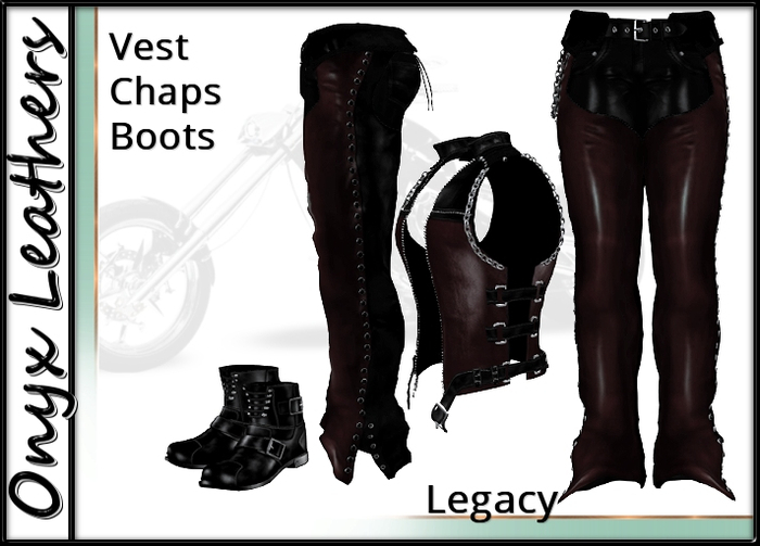 Legacy Brown Black Leather Outfit