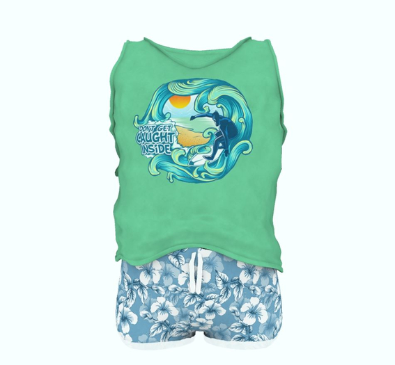 @BB Baby@ Surf Set - Caught Inside