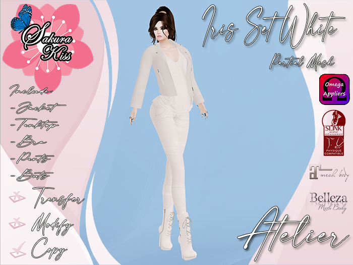 - Sakura Kiss - Iris Set White_Add Me