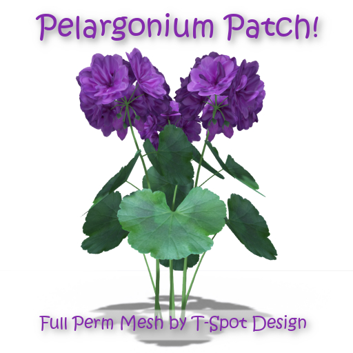 T-Spot Mesh - Pelargonium Patch - Full Perm - LI=0.8