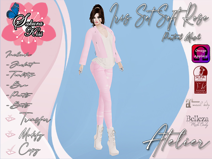 - Sakura Kiss - Iris Set Soft Rose_Add Me