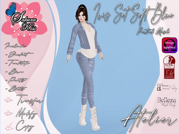 - Sakura Kiss - Iris Set Soft Blue_Add Me