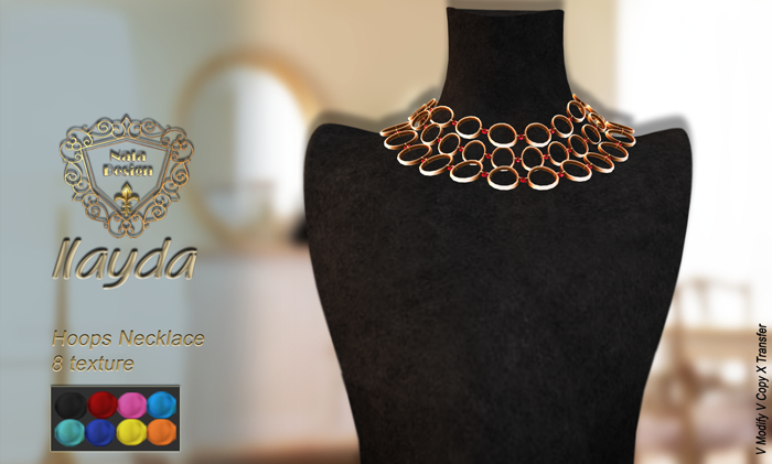 Nala Design - Ilayda Hoops Necklace - Resizer