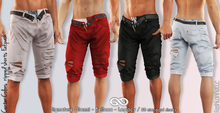 FashionNatic - Carter Ripped Shorts Fatpack Colors - Signature Gianni, Belleza Jake, Legacy