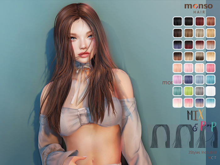 [monso] Moca Hair /Mix & Pop