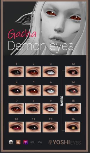 YOSHI - Lee-gacha-10-Red-Runes