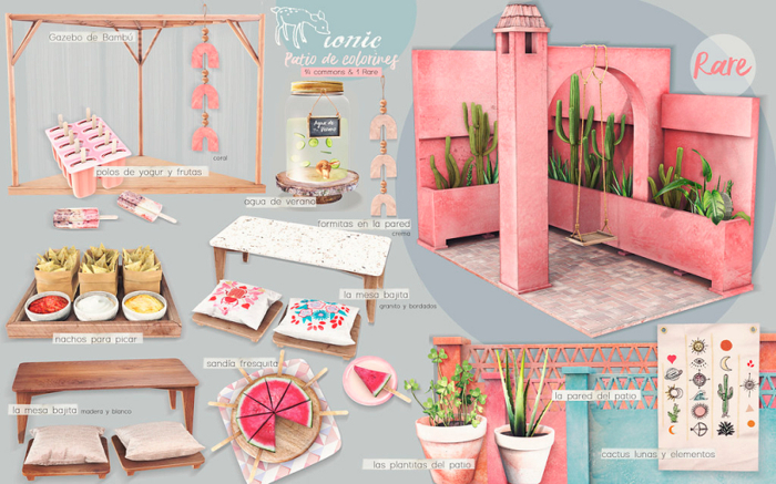 ionic : Formitas en la pared (Coral)