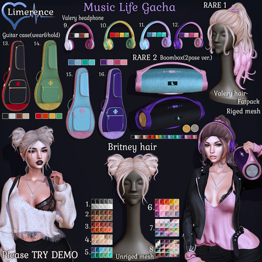 #14{Limerence} Guitar case-SET2
