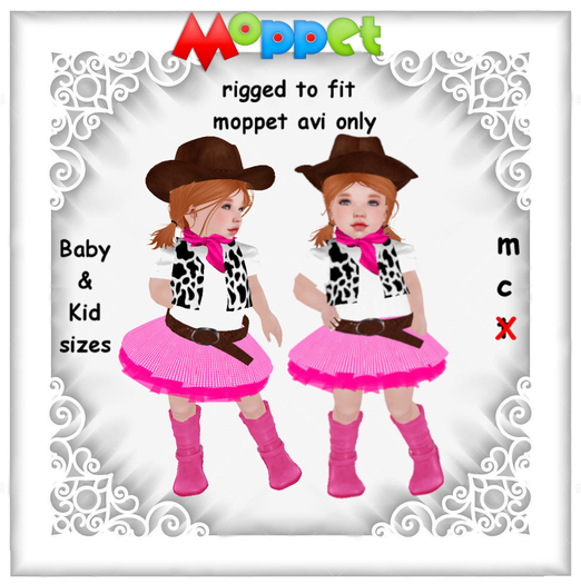 Moppet Fancy Cowgirl Set