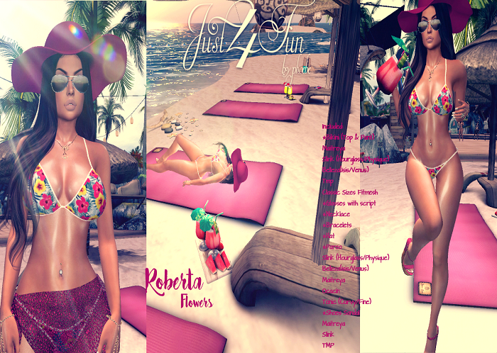 J4F  Roberta Flowers Bikini Outift