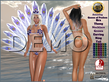 ☾ⅅⅅ☽ ◉ Amazing OutFit Queen of Peahen ◉ [ DEMO ] 