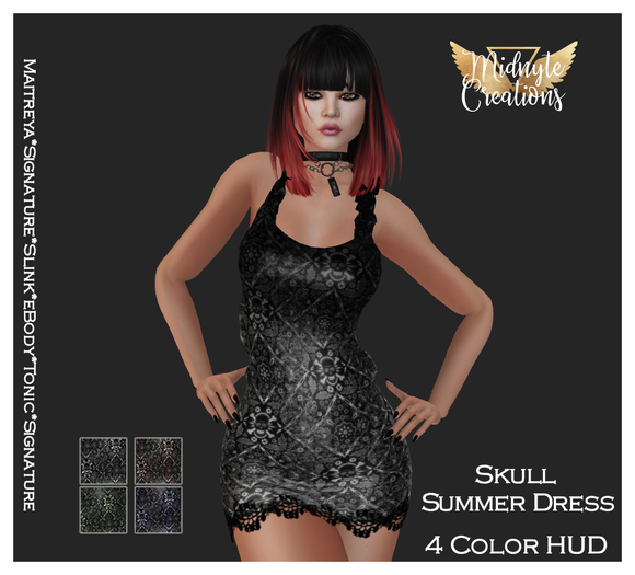 <MC> Skull summer dress DEMO Unpacker HUD (Add me)