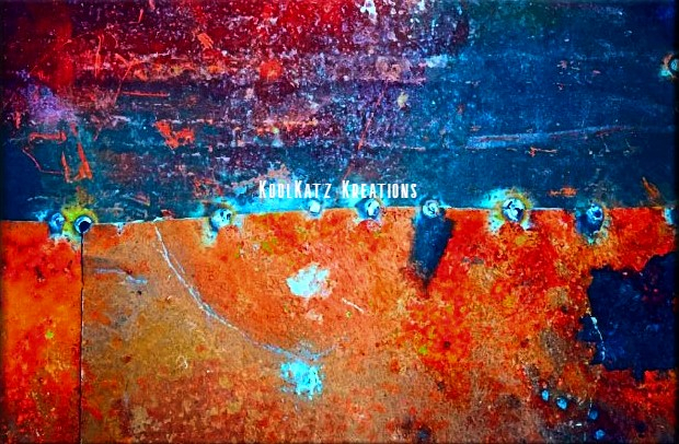 { KoolKatz Kreations }Wall Art (boxed) - Rust in Color
