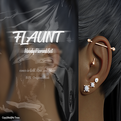 FLAUNT / Moody Pierced Set - FATPACK!