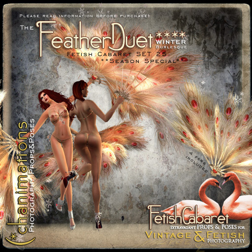 FetishCabaret (Set 25) - "FeatherDuet" **WINTERBURLESQUE**