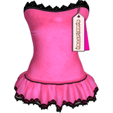 cakebatter / babydoll slip lace dress / pastry -boxed-