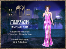 ::AU:: MORGAN GOWN TROPICAL PINK {add me}
