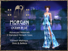 ::AU::  MORGAN GOWN OCEAN BLUE {add me}