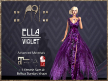::AU:: ELLA GOWN VIOLET  {add me}