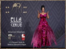 ::AU:: ELLA GOWN CERISE {add me}