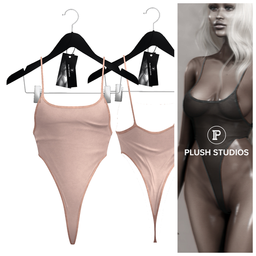 PlushStudios. Kiona Leotard - Nude