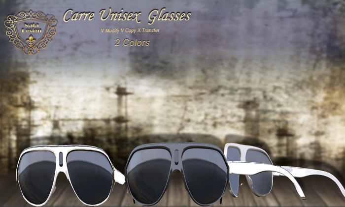 Nala Design - Carre Glasses  Unisex - [Resizer]