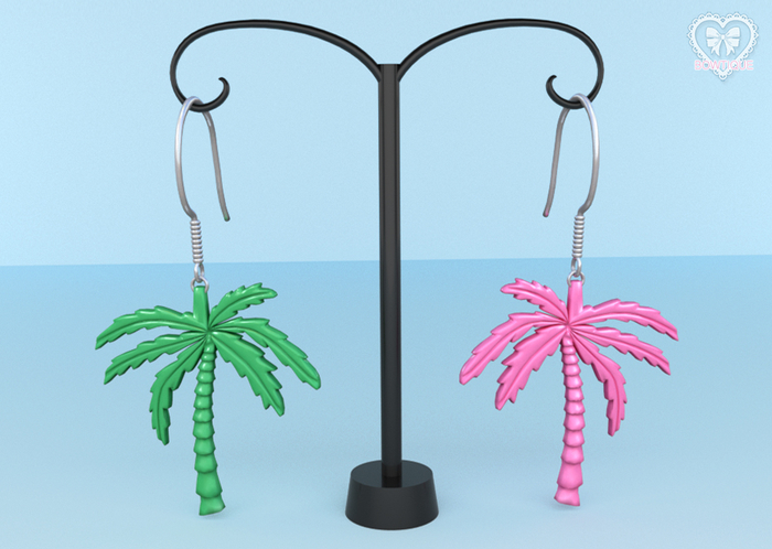 Bowtique - Palm Tree Earrings