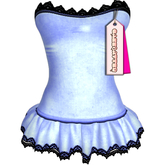 cakebatter / babydoll slip lace dress / berry   -boxed-