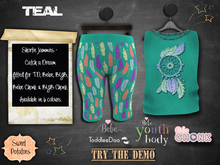 < SP > PJ's Catch a Dream for TD, BEBE, BYB & CHONK - Teal