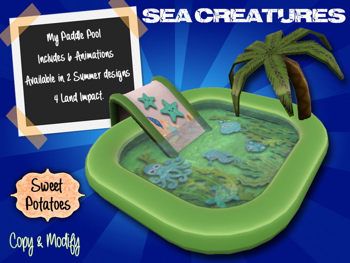 < SP > My Paddle Pool - Sea Creatures