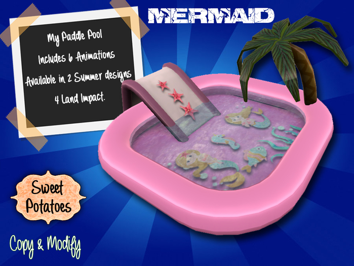 < SP > My Paddle Pool - Mermaid