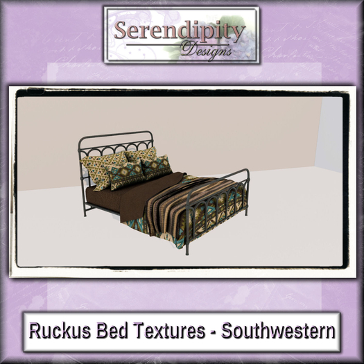 Serendipity Textures - Southwestern for Ruckus Bed (ADD)