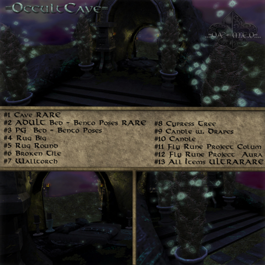 Second Life Marketplace - #11 *OA-MEO* [OC] Fly Rune Project Colum [BOX]