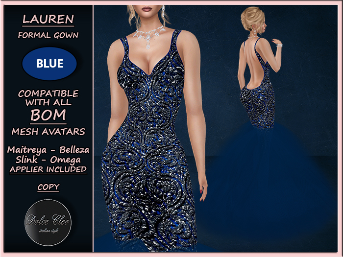 Dolce Cleo ::: Lauren Formal Dress (Blue)
