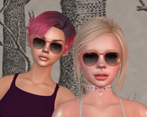 Amelia's Pink hearted Sunglasses