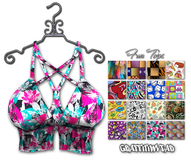 Graffitiwear Grungy Fun Top