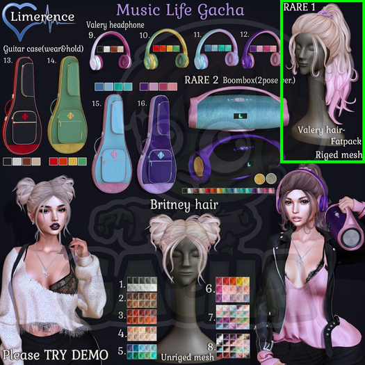 #17{Limerence} Valery hair RARE