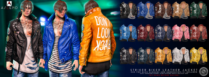 //Ascend// Striker Leather Jacket - FATPACK [ADD ME]