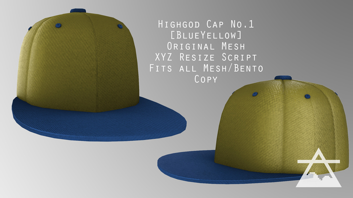 Highgod Cap No.1 [BlueYellow]